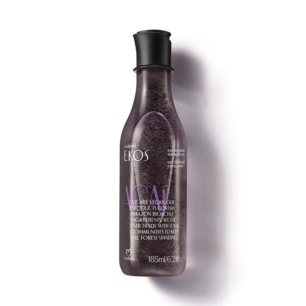 Ekos Açaí Revitalizing Exfoliating Shower Gel  (185ml)