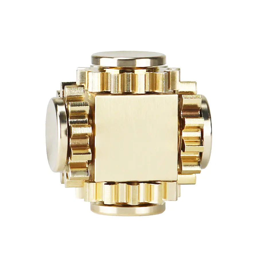 Brass Cube Gears Spinner