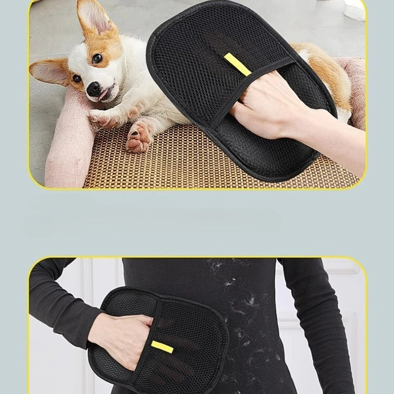 Pet Hair Remover Portable Washable Clothes Gloves