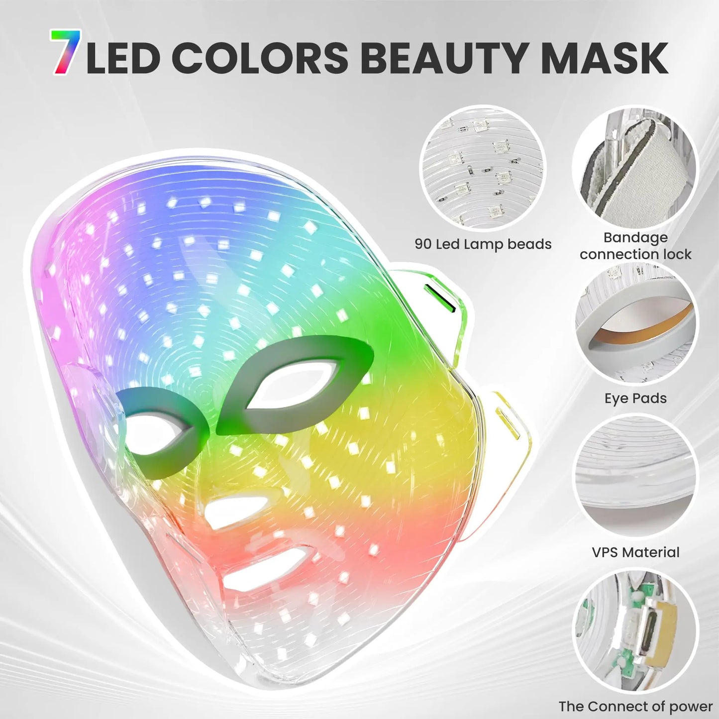 7-Color LED Skin Rejuvenation Mask