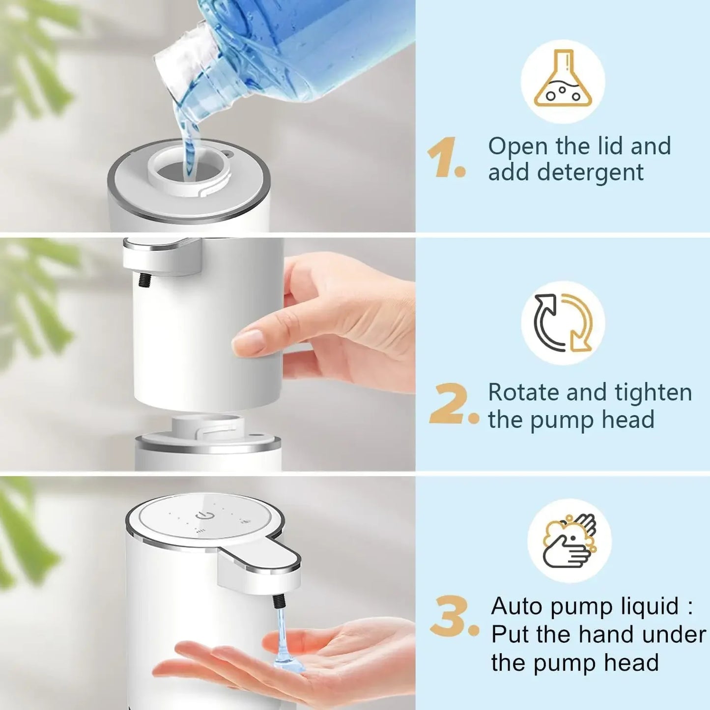 Touchless Electric liquid Soap Dispenser