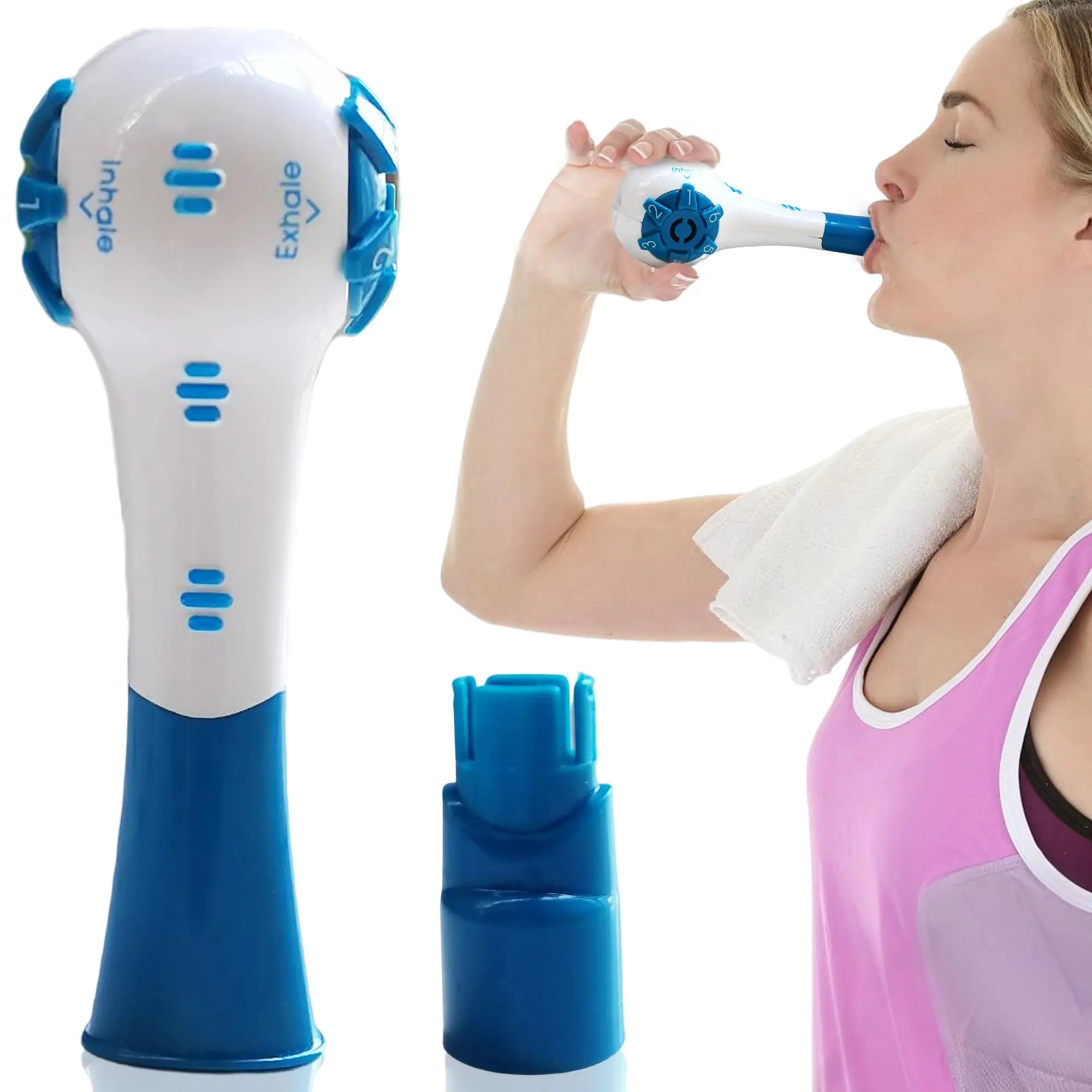EXCYINSI Hand-Held Fitness Exercise Trainer - Exerciser for Muscle Training Easy to Use for Practice to Improve Fitness